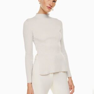 Aritzia Sculpt Knit Backless Turtleneck Sweater